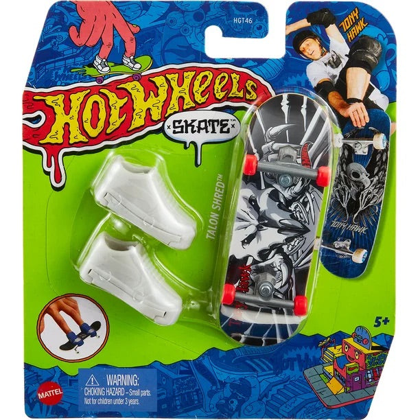 Hot Wheels Skate Tony Hawk Fingerboard & Skate Shoes - Talon Shred by Mattel #HGT49