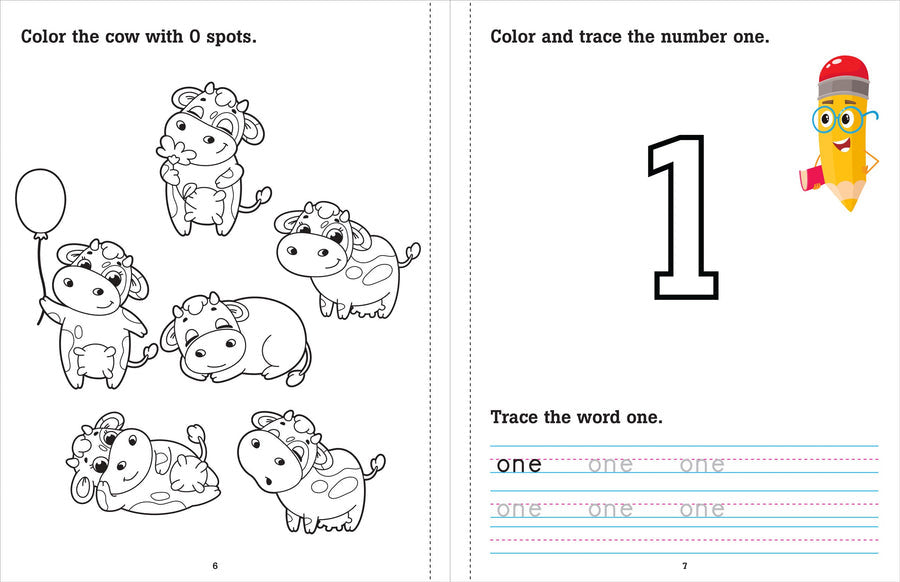 Preschool Math Workbook by Peter Pauper Press #335432