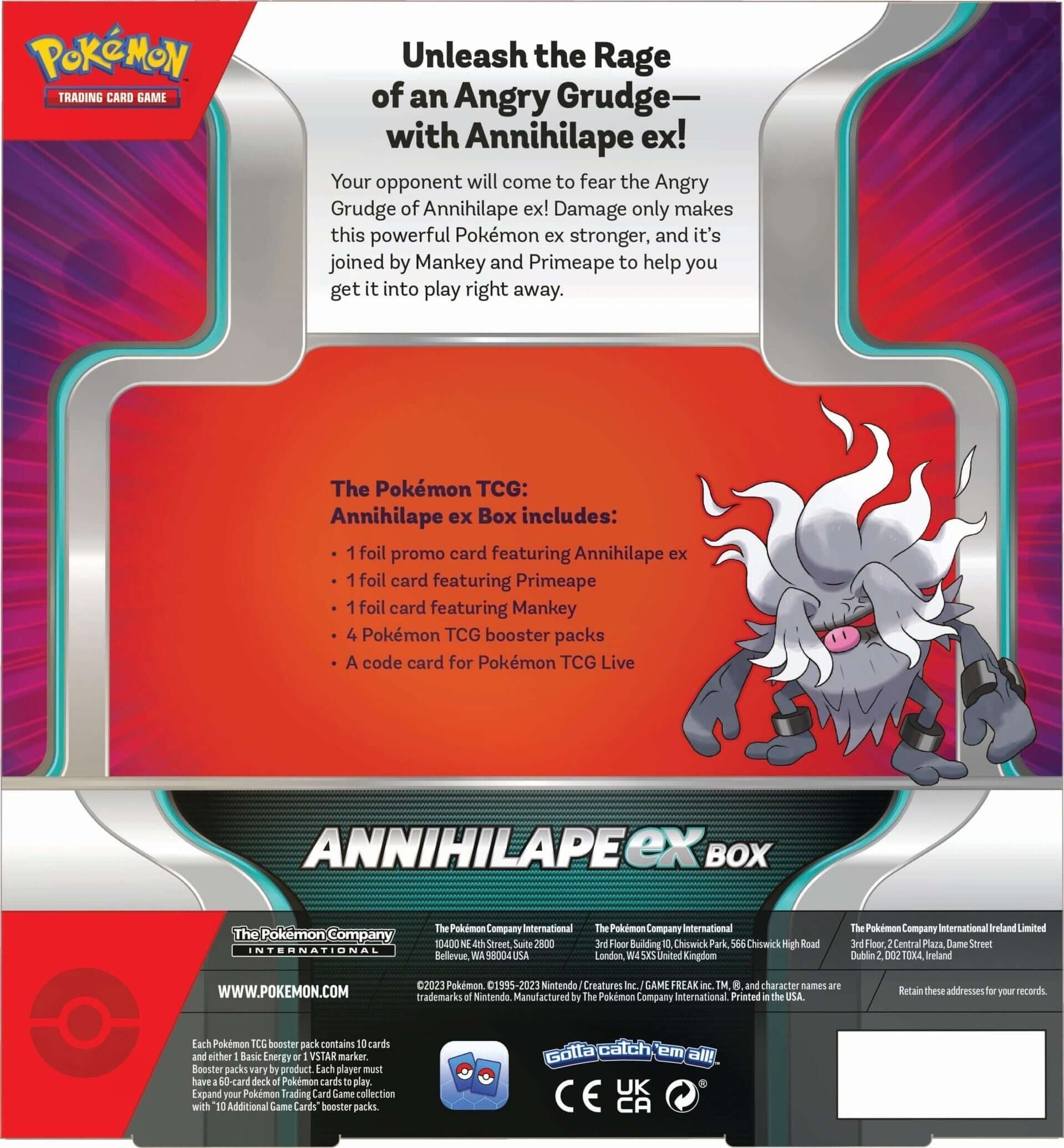 Pokémon Annihilape ex Box #290-85245