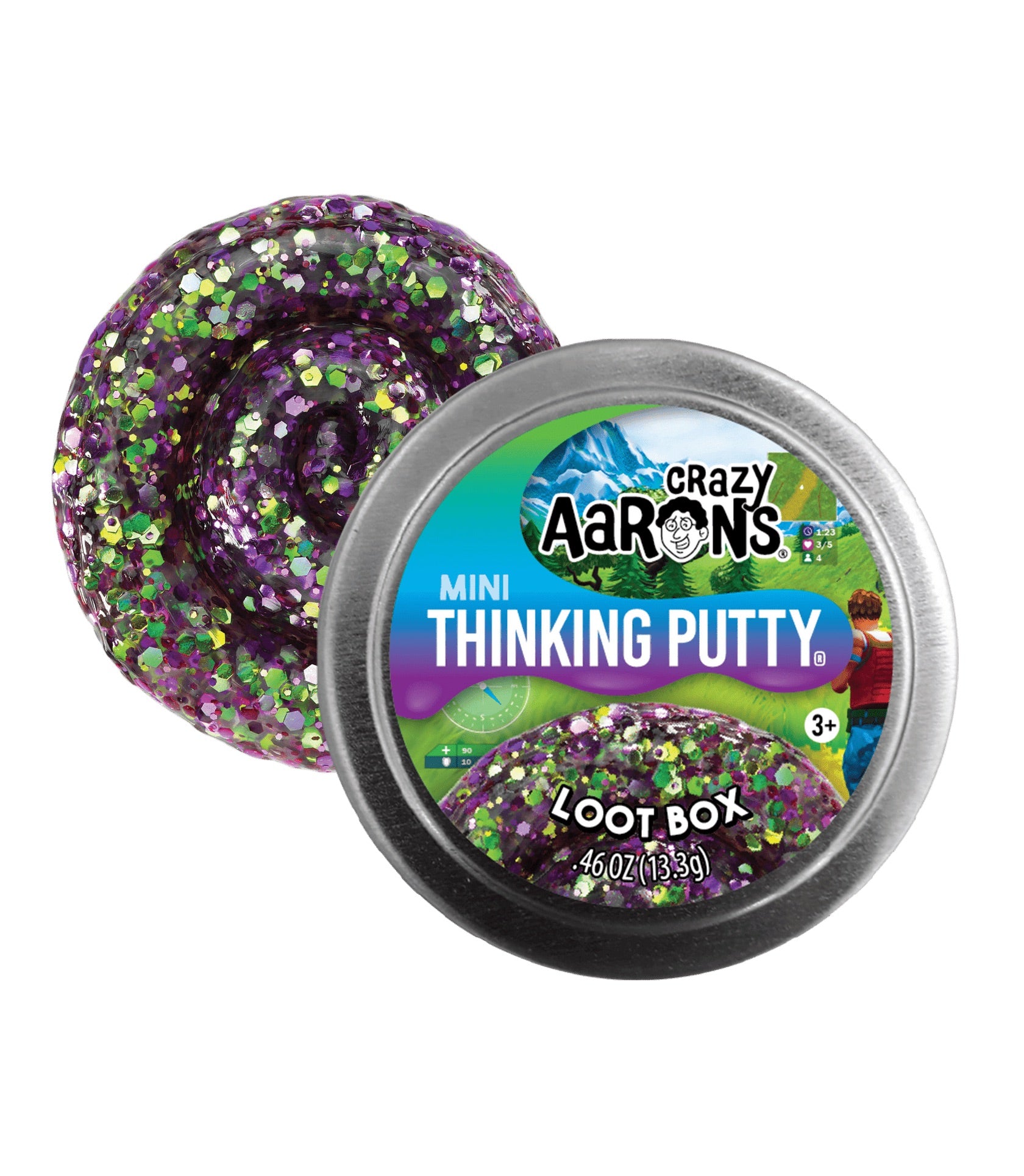 Loot Box Thinking Putty 2” Tin by Crazy Aaron’s #LX003