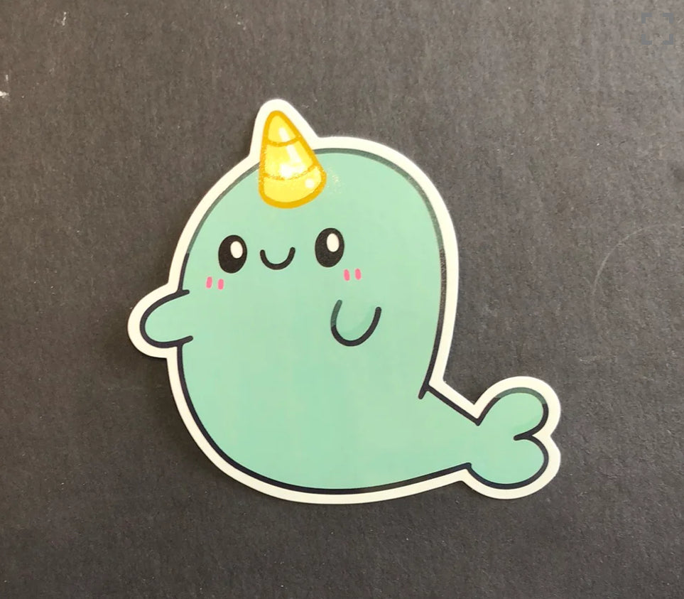 Narwhal Sticker by Squishable