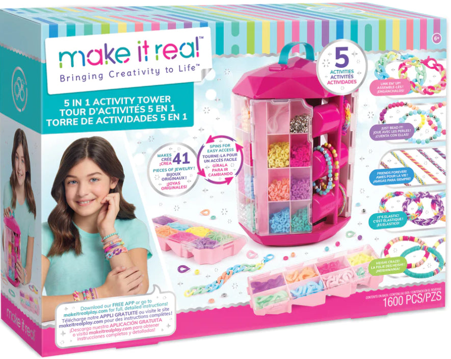 5 in 1 Activity Tower by Make It Real #1754