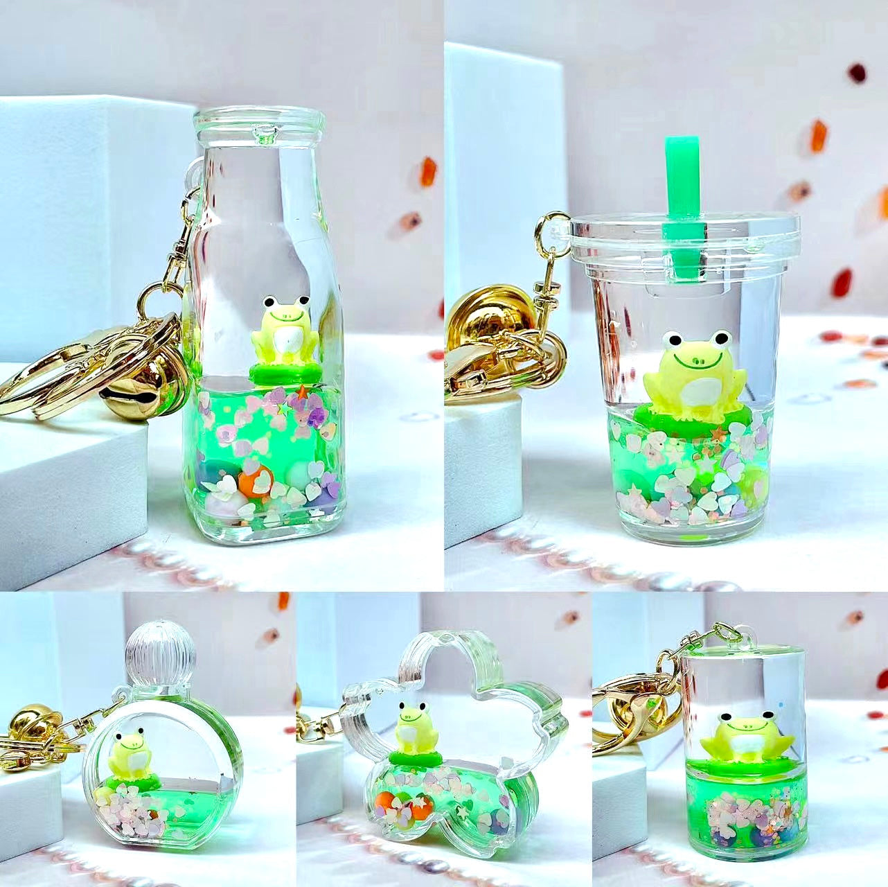 Frog Boba Floaty Keycharm by BC Mini #12113