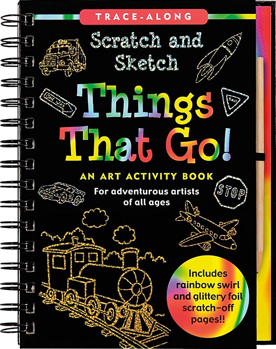 Scratch & Sketch: Things That Go! by Peter Pauper Press #303394