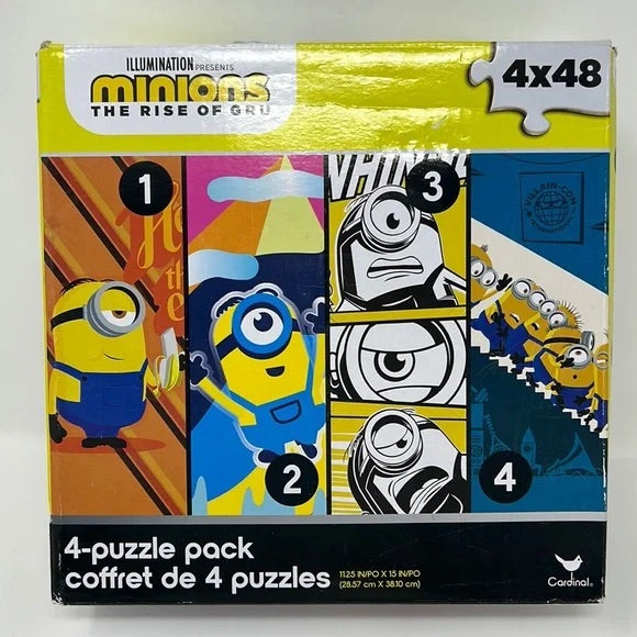 Minions 4-Puzzle Pack 48 PC