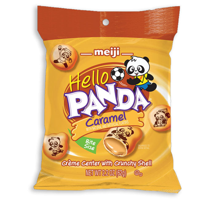 Meiji Hello Panda Caramel Creme Filled Cookies