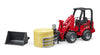 Schäeffer Compact Loader 2034 with Bale Gripper & Bale by Bruder #2192