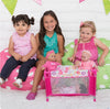 PlayDate Playpen Bed: Pink Flower Power by Adora #218603
