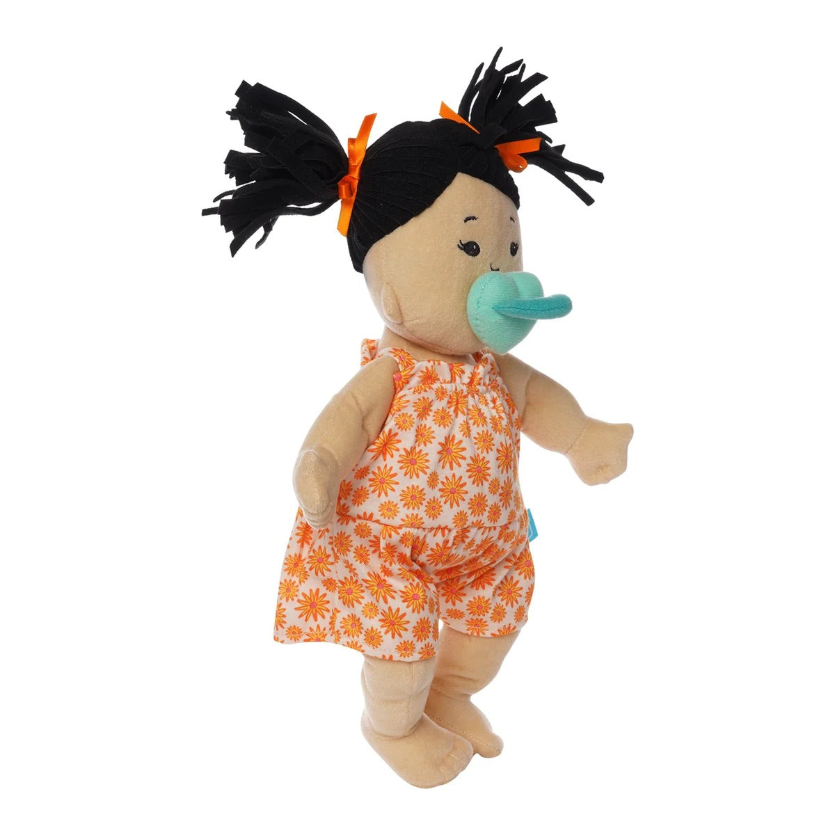 Baby Stella Light Beige with Black Pigtails by Manhattan Toy #164150