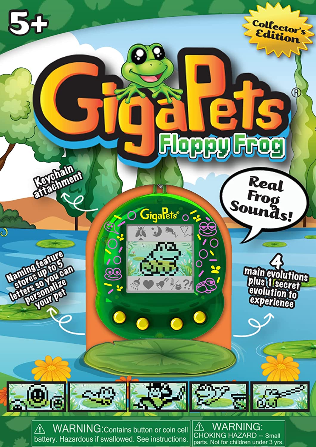 GigaPets Floppy Frog by Top Secret Toys #TST1144