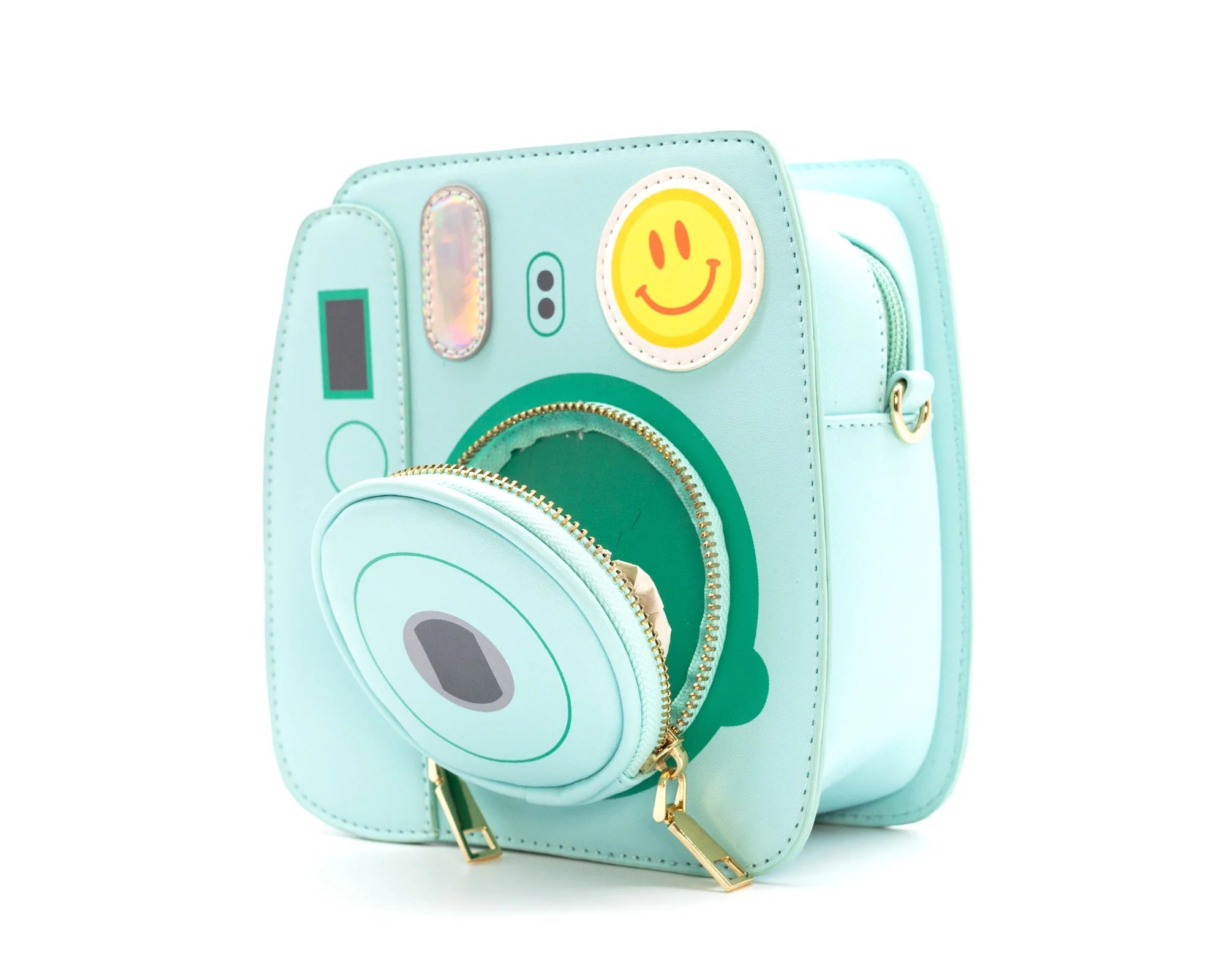 Oh Snap Instant Camera in Minty Blue Handbag by Bewaltz #7755
