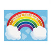 Rainbow Explosion Foil Birthday Card by Peaceable Kingdom