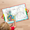 Magic Reveal Discovery Mat - Busy Village by Bright Stripes #MRM-01