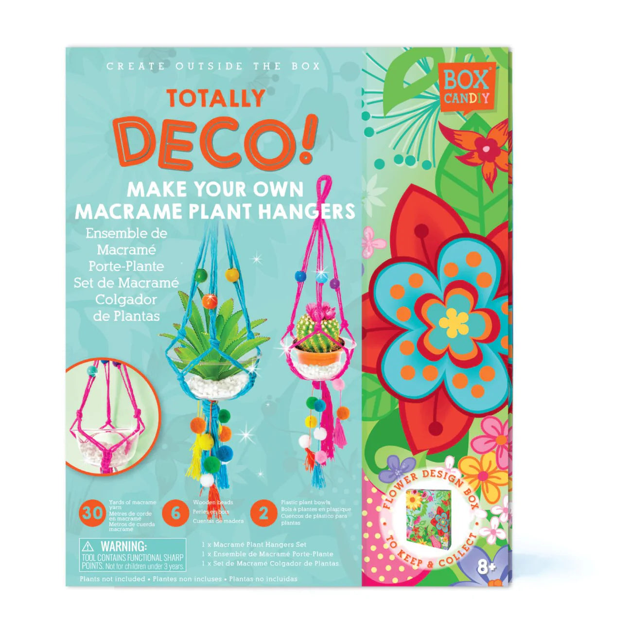 Deco! Make Your Own Macrame Plant Hanger by Box Candiy #BC-HGRFL