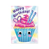Cupcake with Googly Eyes Birthday Card by Peaceable Kingdom