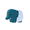 Baby Elephant by Halftoys #HAB004