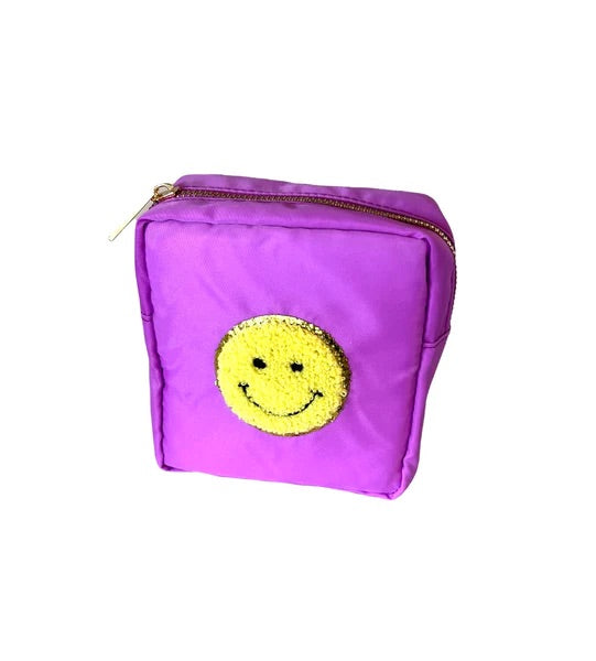 Varsity Smiley Face Bag by Mavi #8112