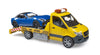MB Sprinter with Roadster & Light/Sound Module by Bruder #2675