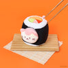 Sushi Nori Maki Kittiroll Plush Blanket - Small by Anirollz #ANI-CT-PB6