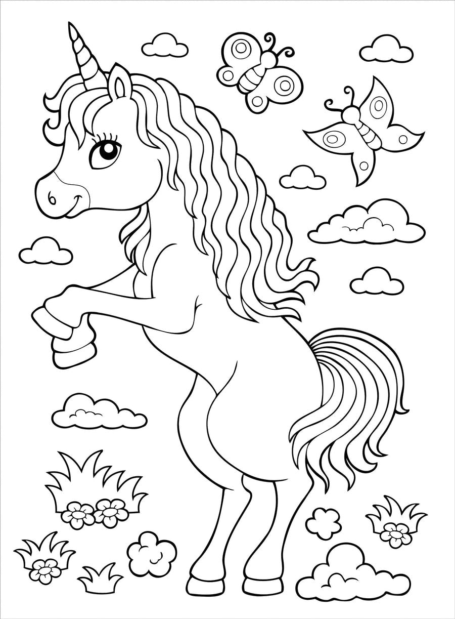 Unicorn Coloring Book by Peter Pauper Press #334046