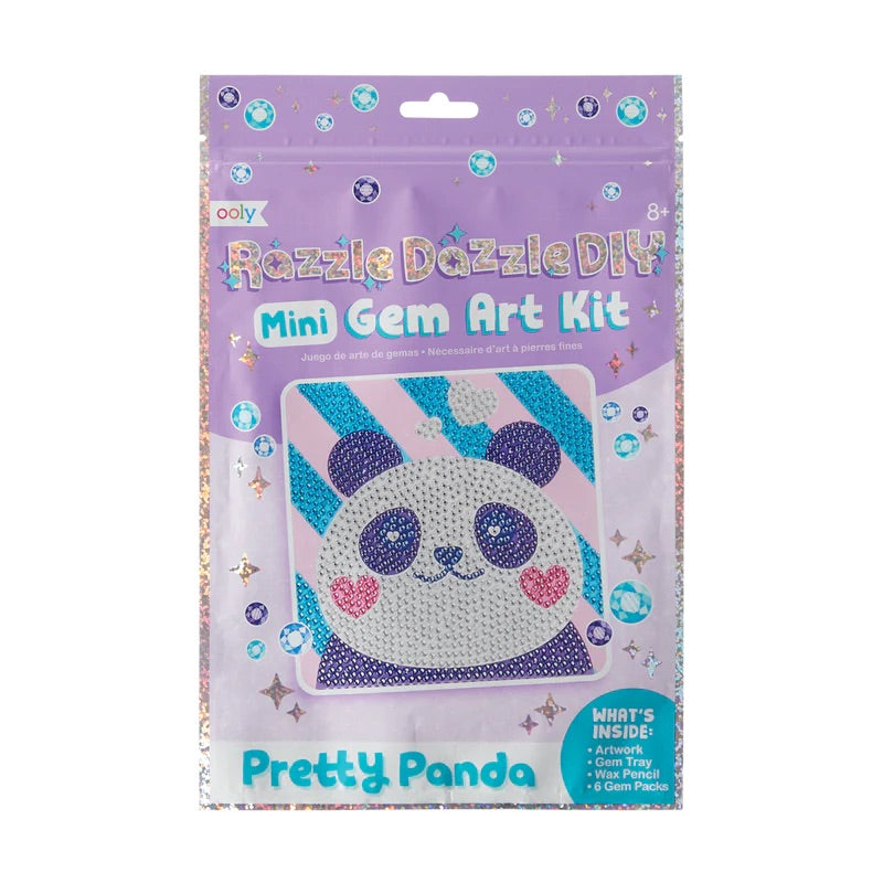 Razzle Dazzle DIY Mini Gem Art Kit Pretty Panda by Ooly #161-085