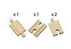 Mini Straight Tracks 4 Piece Set by Brio #33333