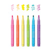 Yummy Yummy Fruit Scented Pastel Highlighters 6 Pack by Ooly #130-106