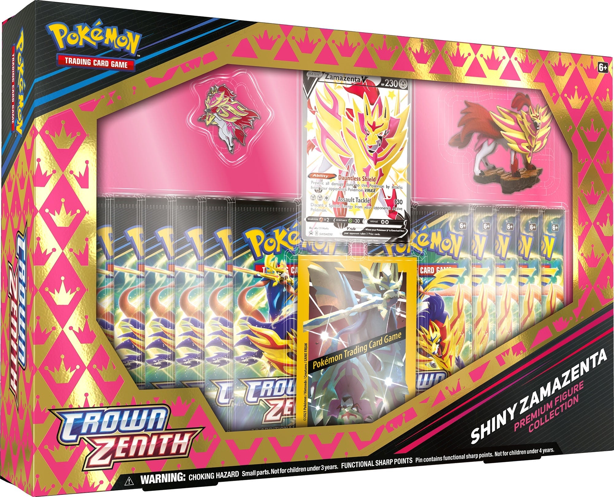 Pokémon Crown Zenith Shiny Zamazenta Premium Figure Collection #280-85163