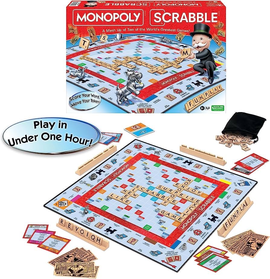Monopoly Scrabble by Winning Moves Games #1250