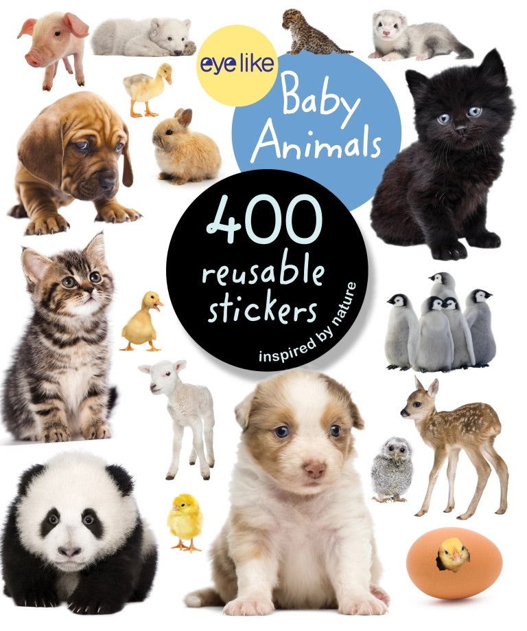 Eyelike 400 Reusable Stickers: Baby Animals by Workman Publishing