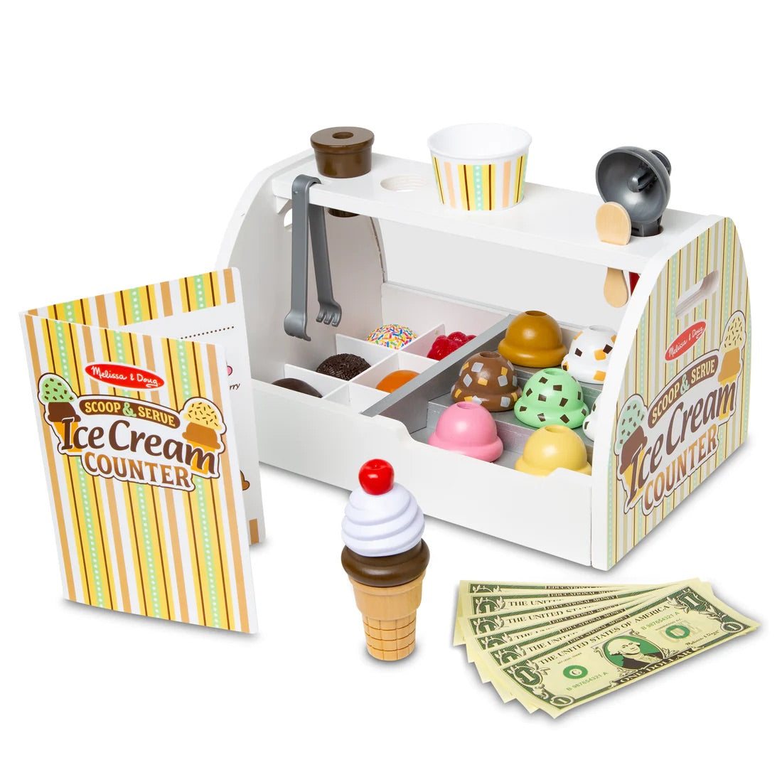 Scoop and Serve Ice Cream Counter by Melissa & Doug #9286