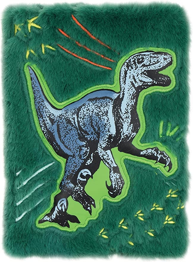 Dinosaur Glow-In-The-Dark Furry Journal by Iscream #724-914