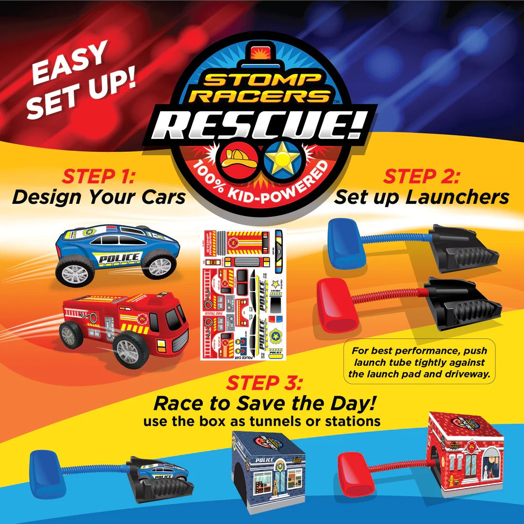 Stomp Rockets Rescue Racers by D&L #60502