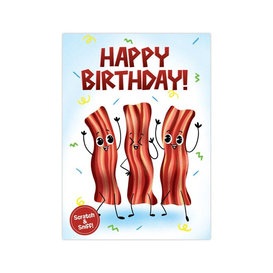 Bacon Scratch & Sniff Birthday Card by Peaceable Kingdom