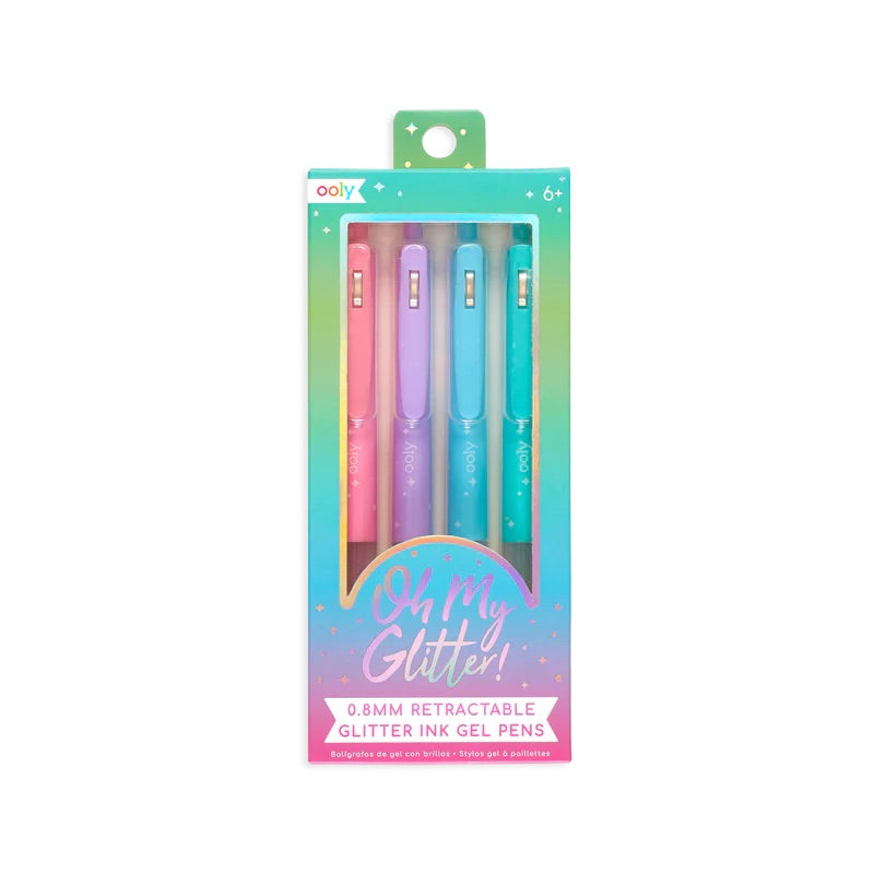 Oh My Glitter! Gel Pens 4 Pack by Ooly #132-130