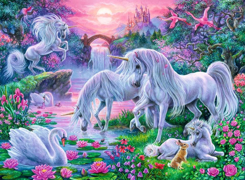 Unicorn in the Sunset Glow 150 Piece Puzzle by Ravensburger #10021