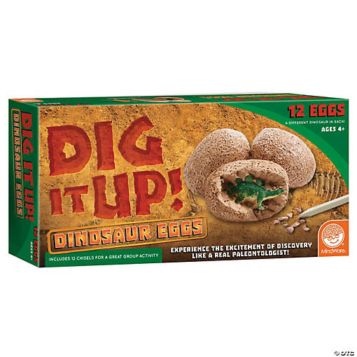 Dig It Up! Dinosaur Eggs 12 Pack by Mindware #68489AC2522