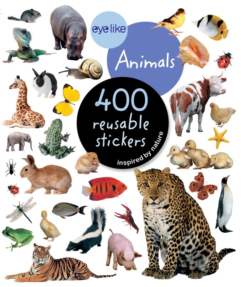 Eyelike 400 Reusable Stickers: Animals by Workman Publishing