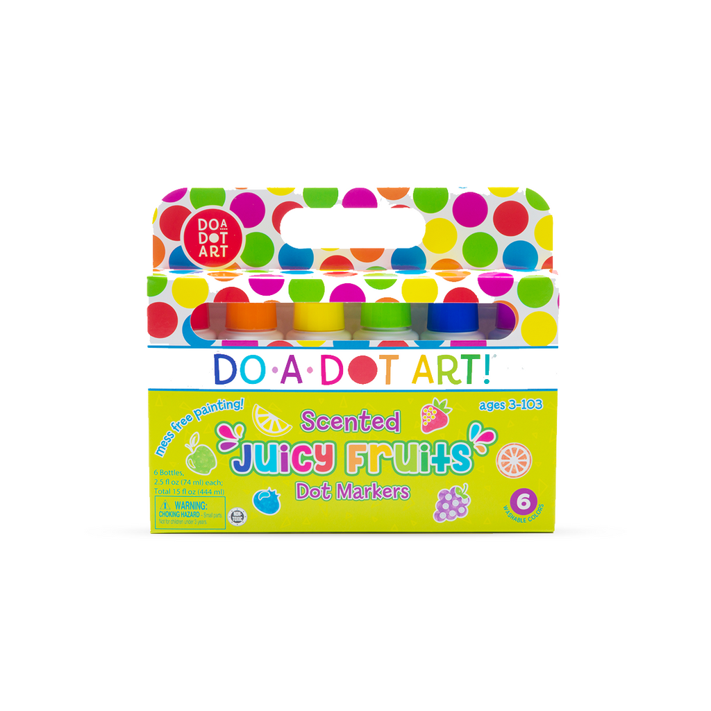 Do-A-Dot-Art Juicy Fruits Scented 6 Pack Dot Markers #202