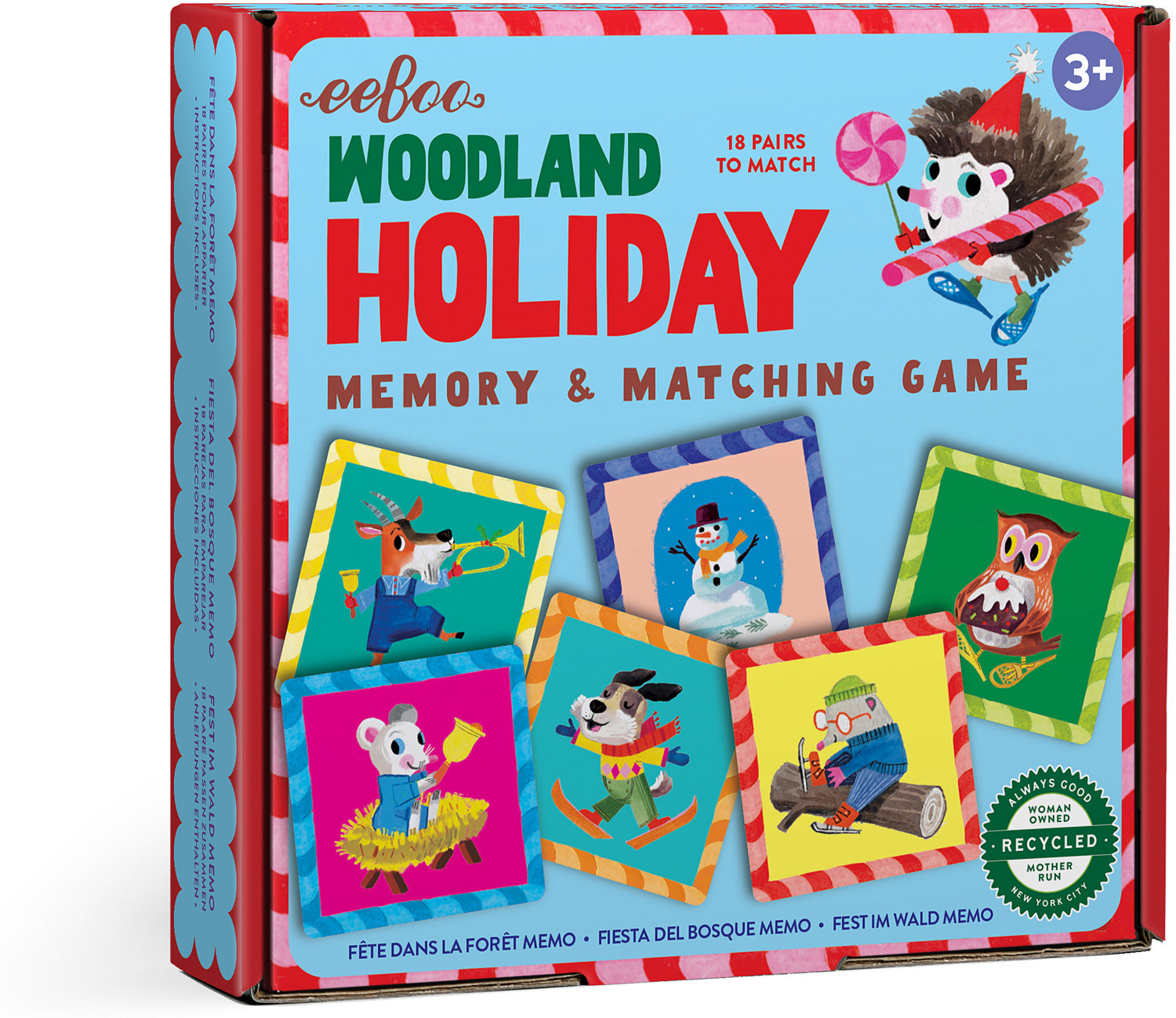 Woodland Holiday Memory & Matching Game by eeBoo # LGWDH