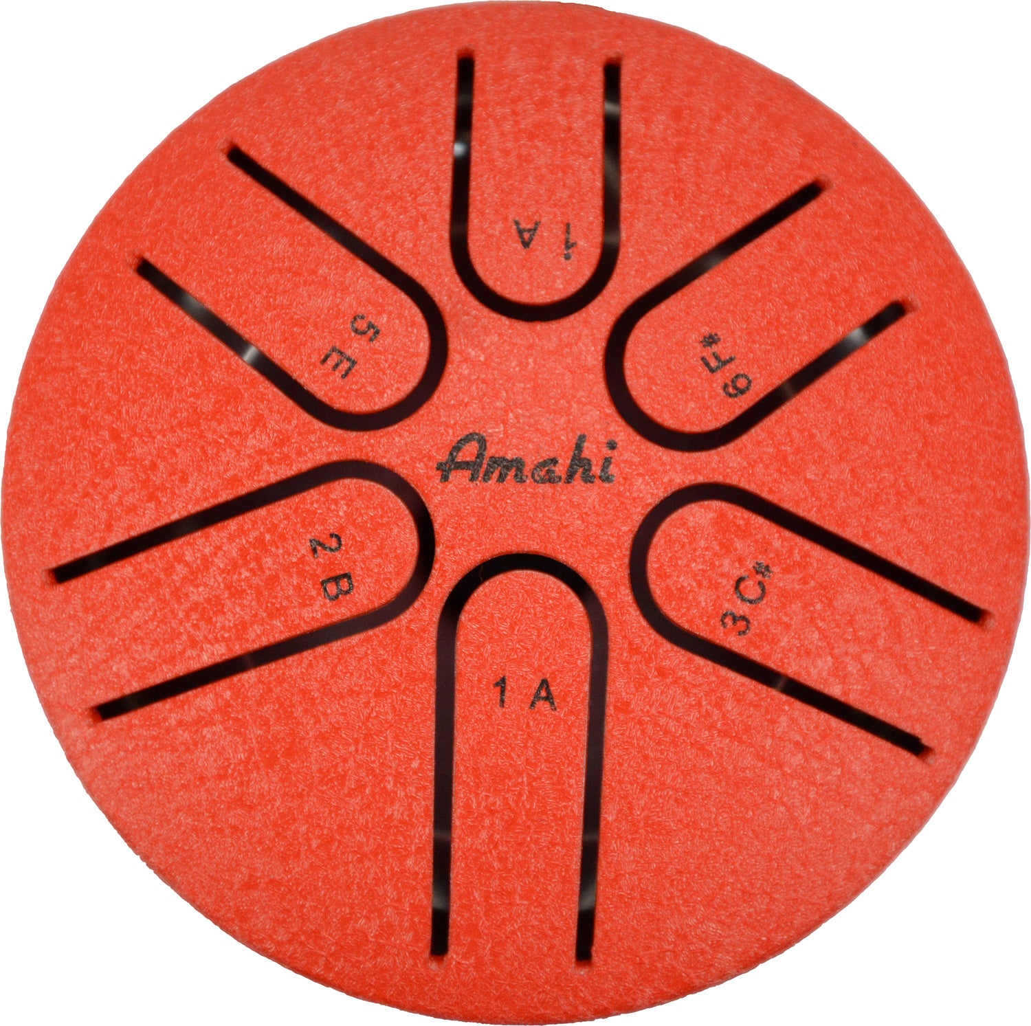 3" Steel Tongue Drum Red by Amahi