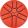 3" Steel Tongue Drum Red by Amahi