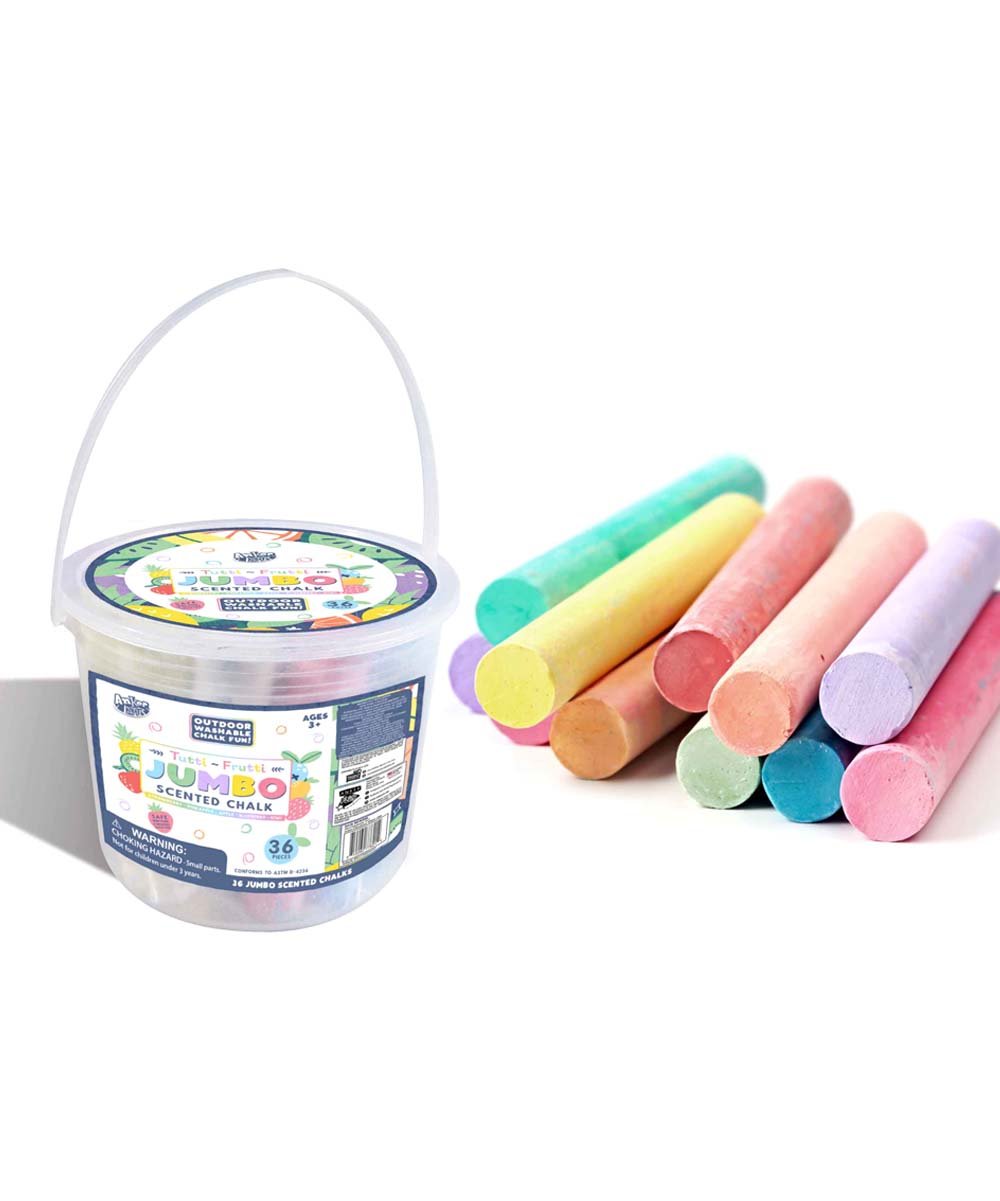 36pc Jumbo Scented Chalk Bucket by Anker Play #800198/DOM