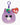 Rosette Squish a Boo Keychain by Ty