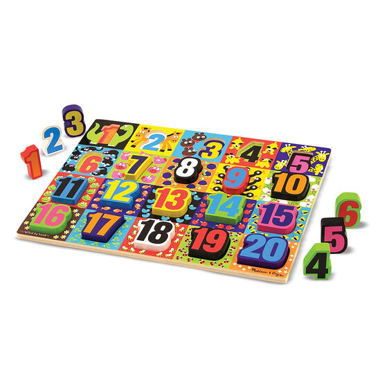 Chunky Puzzle Jumbo Numbers by Melissa & Doug #3832