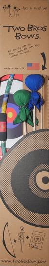 Wildlife Bow, 2 Arrows and Small Bullseye by Two Bros Bows