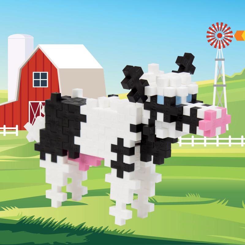 Cow Building Tube by Plus-Plus #4150
