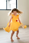 Yellow Beauty Princess Twirl Dress by Little Adventures #10017