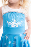 Ice Princess Twirl Dress by Little Adventures #10083