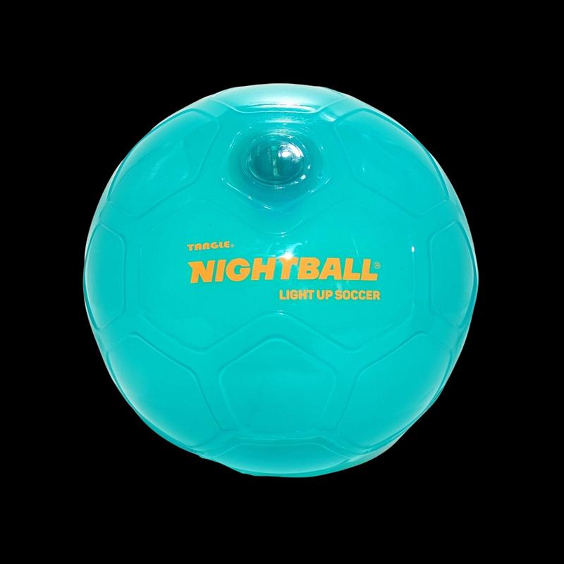 Tangle LED Night Ball Teal Soccer Ball